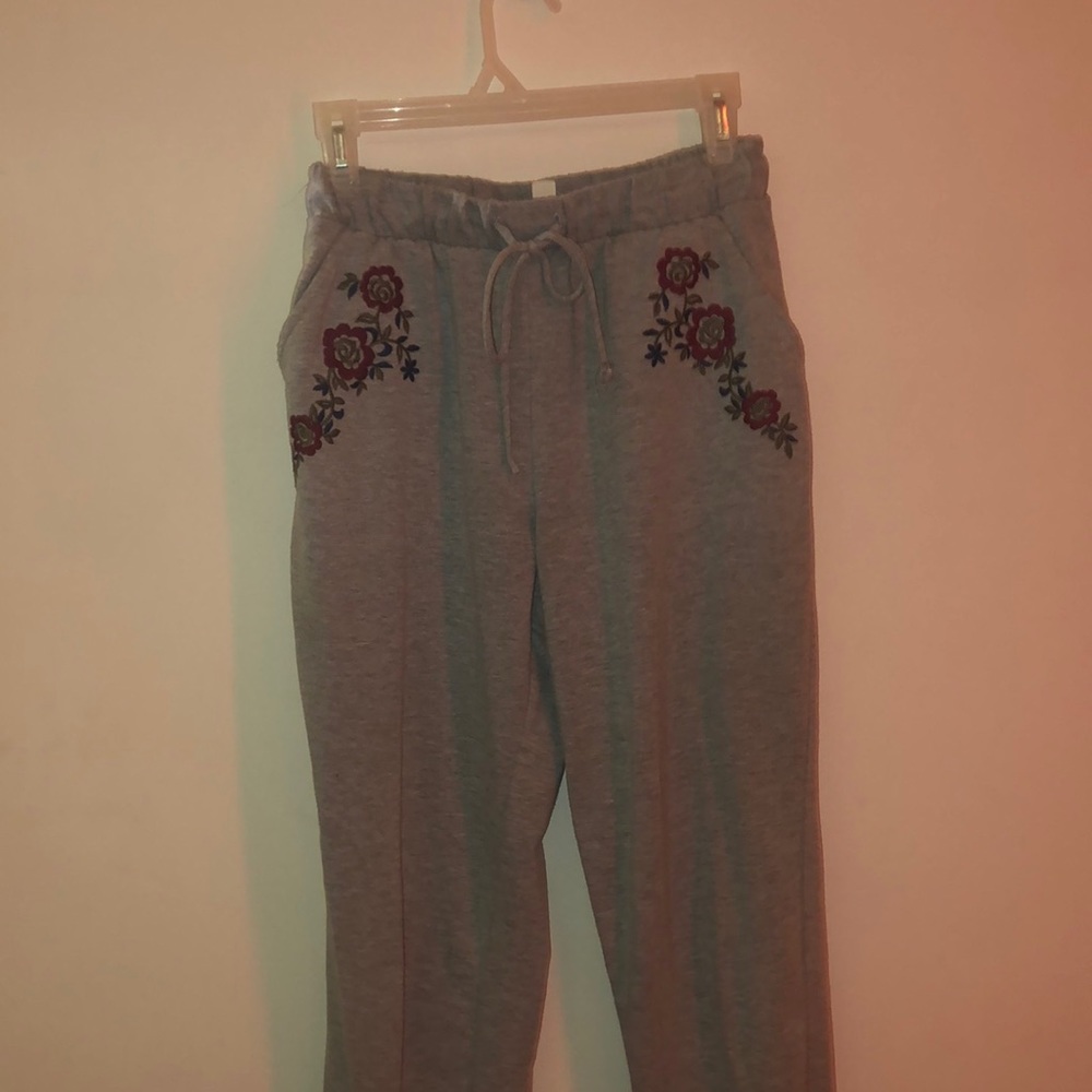 Grey sweatpants